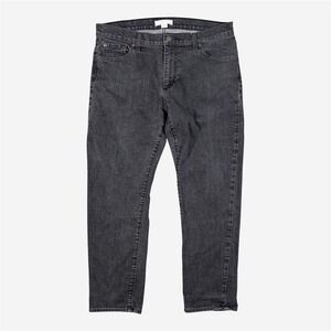 Ash & Erie Flat Front Stretch Men's 34x27 Black Casual Chino Jeans Stretch